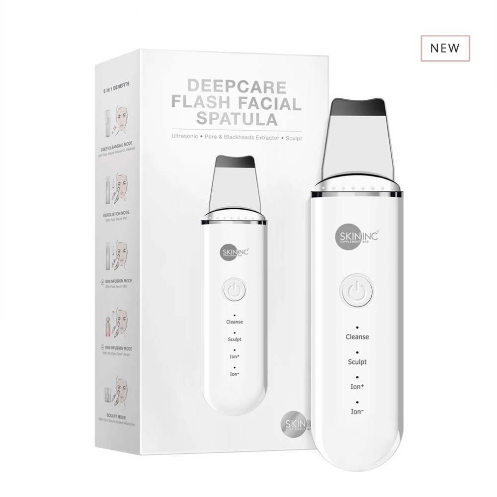 Skin Inc Deepcare Flash Facial Spatula New in Box